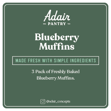 Blueberry Muffins (3 pack)