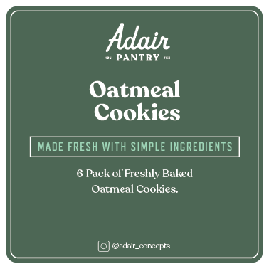 Oatmeal Cookies (6 pack)