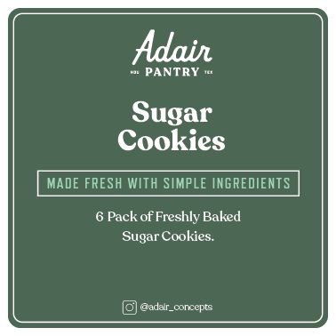 Sugar Cookies (6 pack)