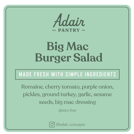 Big Mac Burger Salad