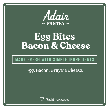 Egg Bites - Bacon & Cheese