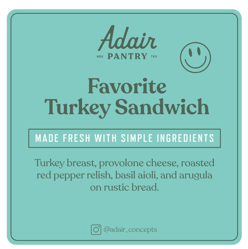 Favorite Turkey Sandwich